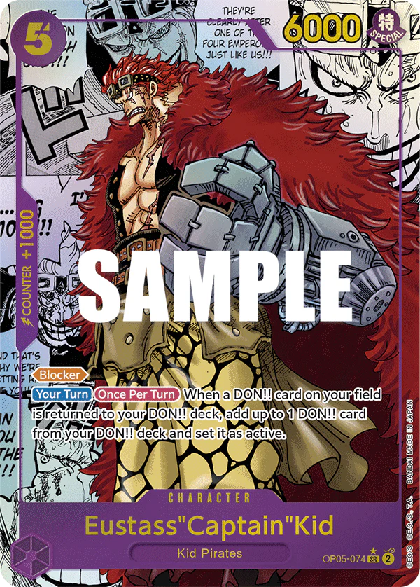 Eustass Captain Kid Manga OP05-074